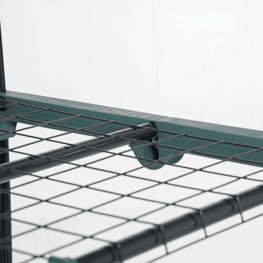 Outsunny Estufa de Jardim Vertical 69x49x193cm com 5 Prateleiras Estufa para Plantas e Cultivos com Cobertura Transparente e Verde de PVC e Aço Preto