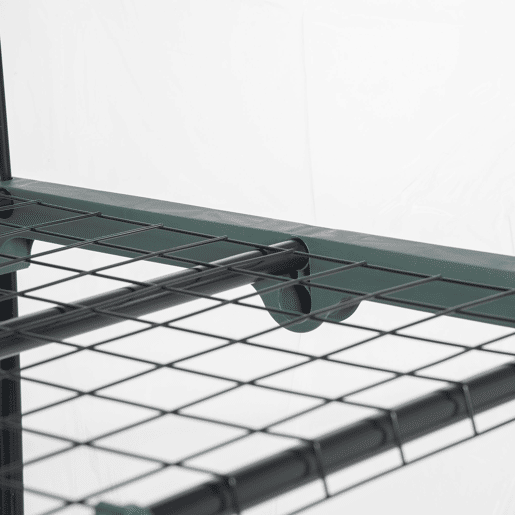 Outsunny Estufa de Jardim Vertical 69x49x193cm com 5 Prateleiras Estufa para Plantas e Cultivos com Cobertura Transparente e Verde de PVC e Aço Preto
