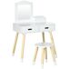 Tocador Infantil MDF, Madera de Pino ZONEKIZ Tocador Infantil MDF, Madera de Pino ZONEKIZ Blanco