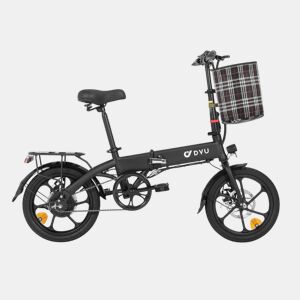 Bicicleta Elétrica DYU A1F PRO 16inch 25kmh - Potência 250W, Bateria 36V7.5Ah, Autonomia 30KM
