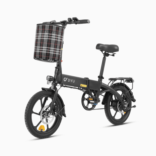 Bicicleta Elétrica DYU A1F PRO 16inch 25kmh - Potência 250W, Bateria 36V7.5Ah, Autonomia 30KM