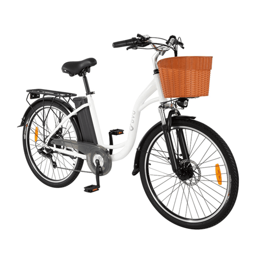 Bicicleta Elétrica DYU C6 26inch 25kmh - Potência 350W, Bateria 36V12.5Ah, Autonomia 40KM Bicicleta Elétrica DYU C6 26inch 25kmh - Potência 350W, Bateria 36V12.5Ah, Autonomia 40KM