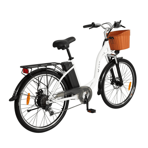 Bicicleta Elétrica DYU C6 26inch 25kmh - Potência 350W, Bateria 36V12.5Ah, Autonomia 40KM Bicicleta Elétrica DYU C6 26inch 25kmh - Potência 350W, Bateria 36V12.5Ah, Autonomia 40KM