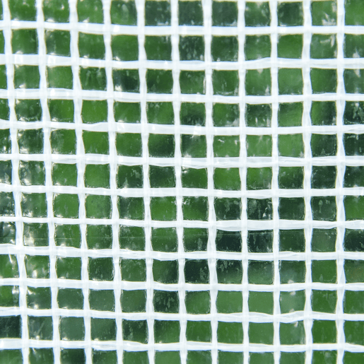 Outsunny Estufa de Jardim Terraço 270x90x90 cm Tipo Casa Tubo de Aço com 3 Janelas Estufa Pequena para Cultivo de Plantas Branco Translúcido