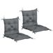 Cojines para silla Poliéster, Algodón Outsunny Cojines para silla Poliéster, Algodón Outsunny Gris Oscuro