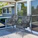 Cojines para silla Poliéster, Algodón Outsunny Cojines para silla Poliéster, Algodón Outsunny Gris Oscuro