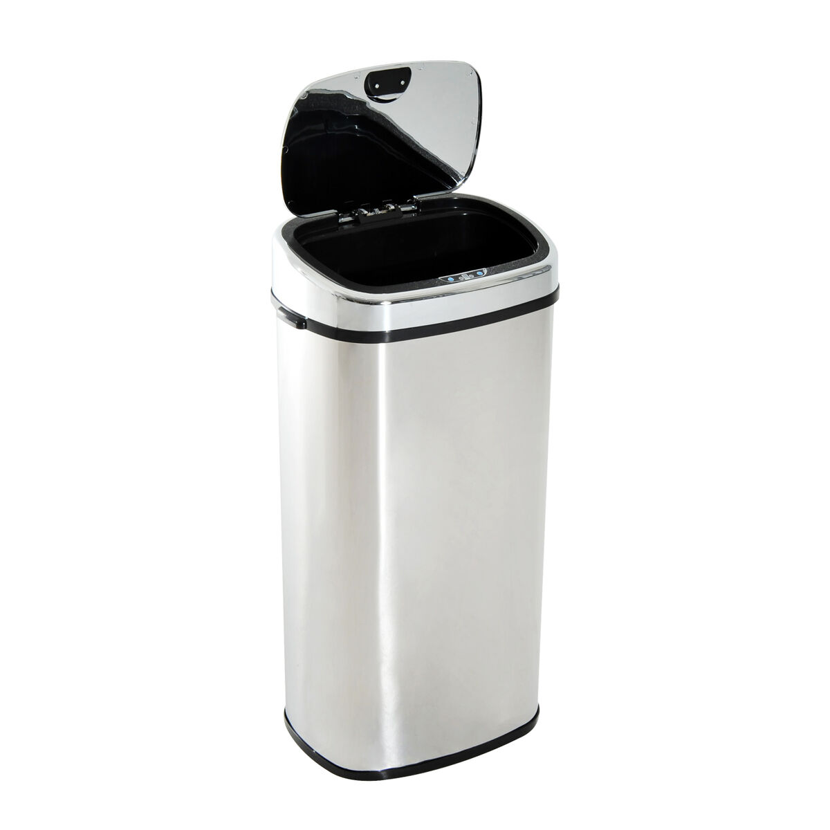 Cubo de Basura ABS, Acero Inoxidable HOMCOM