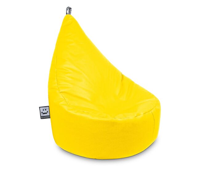 Puff butaca polipiel amarillo happers xl xl happers