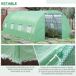 Invernadero Estructura de Metal, PE Outsunny Invernadero Estructura de Metal, PE Outsunny Verde