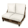 HAPPERS Almofada de chão multi-uso exterior Naylim Mate Cru 60x80 HAPPERS