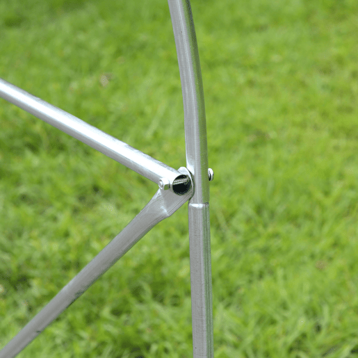 Outsunny Estufa Tipo Túnel 400x200x200cm Estufa de Jardim com Portas Enroláveis e 6 Janelas Cobertura de PE 140 gm² Estrutura de Metal para Cultivo de Plantas Verduras Branco