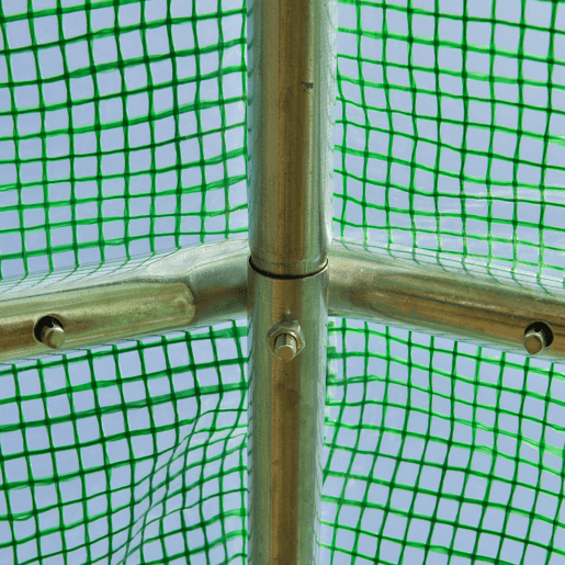 Outsunny Estufa Tipo Túnel 800x300x200cm com 12 Janelas e Porta Enrolável Cobertura de PE 140gm² e Aço Teto Pontiagudo para Cultivo de Plantas Verduras Verde