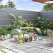 Invernadero Caseta Acero, PVC Outsunny Invernadero Caseta Acero, PVC Outsunny Transparente