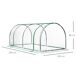 Invernadero Caseta Acero, PVC Outsunny Invernadero Caseta Acero, PVC Outsunny Transparente