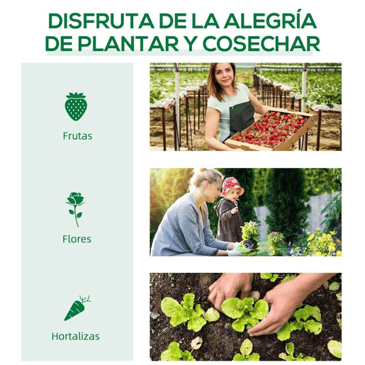 Outsunny Estufa de Jardim Terraço 100x70x60cm Estufa Pequena com Zíper pra Cultivos de Plantas Flores Estrutura de Aço Cobertura PE Branco