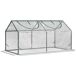 Invernadero de Terraza Acero, PVC Outsunny Invernadero de Terraza Acero, PVC Outsunny Transparente