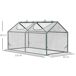 Invernadero de Terraza Acero, PVC Outsunny Invernadero de Terraza Acero, PVC Outsunny Transparente