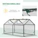 Invernadero de Terraza Acero, PVC Outsunny Invernadero de Terraza Acero, PVC Outsunny Transparente