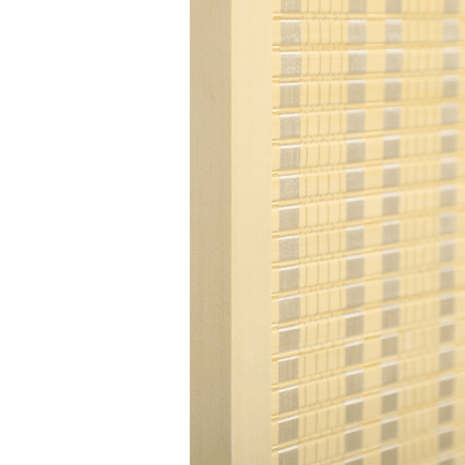 HOMCOM Biombo de 4 Painéis Dobrável 180x180 cm Separador de Ambientes Divisor de Habitação Tecido a Mão de Bambu e Fio de Algodão Decoração Elegante para Sala de Estar Madeira