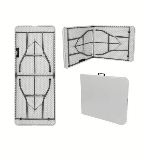 Mesa dobrĂ¡vel retangular de resina 180x74x74cm Mesa externa multiuso, camping, eventos, externo, interno Mesa dobrĂ¡vel retangular de resina 180x74x74cm Mesa externa multiuso, camping, eventos, externo, interno