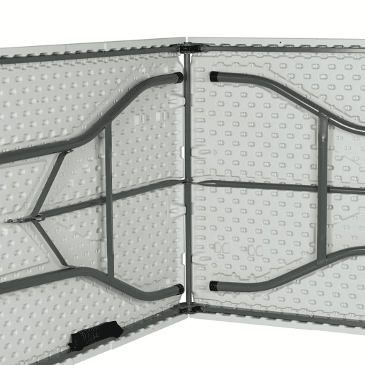 Mesa dobrável retangular de resina 180x70x74cm Mesa externa multiuso, camping, eventos, externo, interno