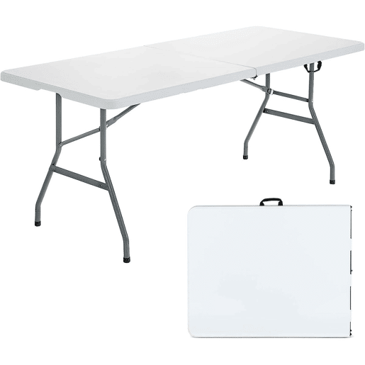 Mesa dobrĂ¡vel retangular de resina 150x70x74cm Mesa externa multiuso, camping, eventos, externo, interno Mesa dobrĂ¡vel retangular de resina 150x70x74cm Mesa externa multiuso, camping, eventos, externo, interno