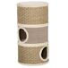 Barril Rascador para Gatos Melamina PawHut Barril Rascador para Gatos Melamina PawHut Beige