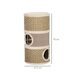 Barril Rascador para Gatos Melamina PawHut Barril Rascador para Gatos Melamina PawHut Beige