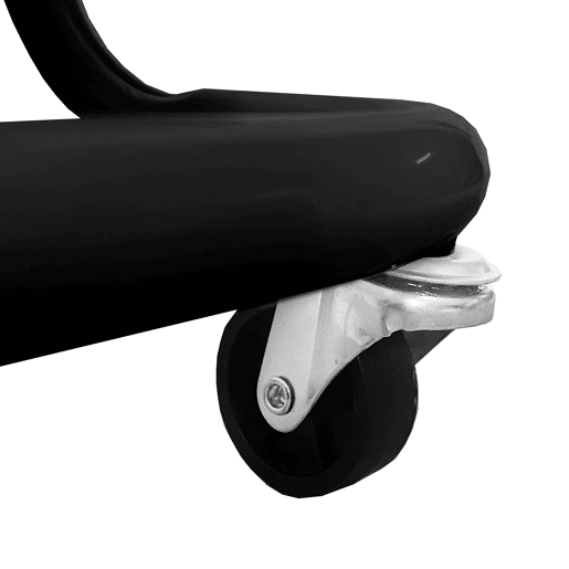 Carrinho de armazenamento de metal Nyana Home 3 prateleiras 85x44x37cm, 3 prateleiras Preto.