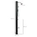Ducha Solar Exterior Plástico, ABS Outsunny Ducha Solar Exterior Plástico, ABS Outsunny Negro