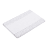 Capa têxtil para trocador de bebê 50x80 em turco branco absorvente (Grey Atlantis)