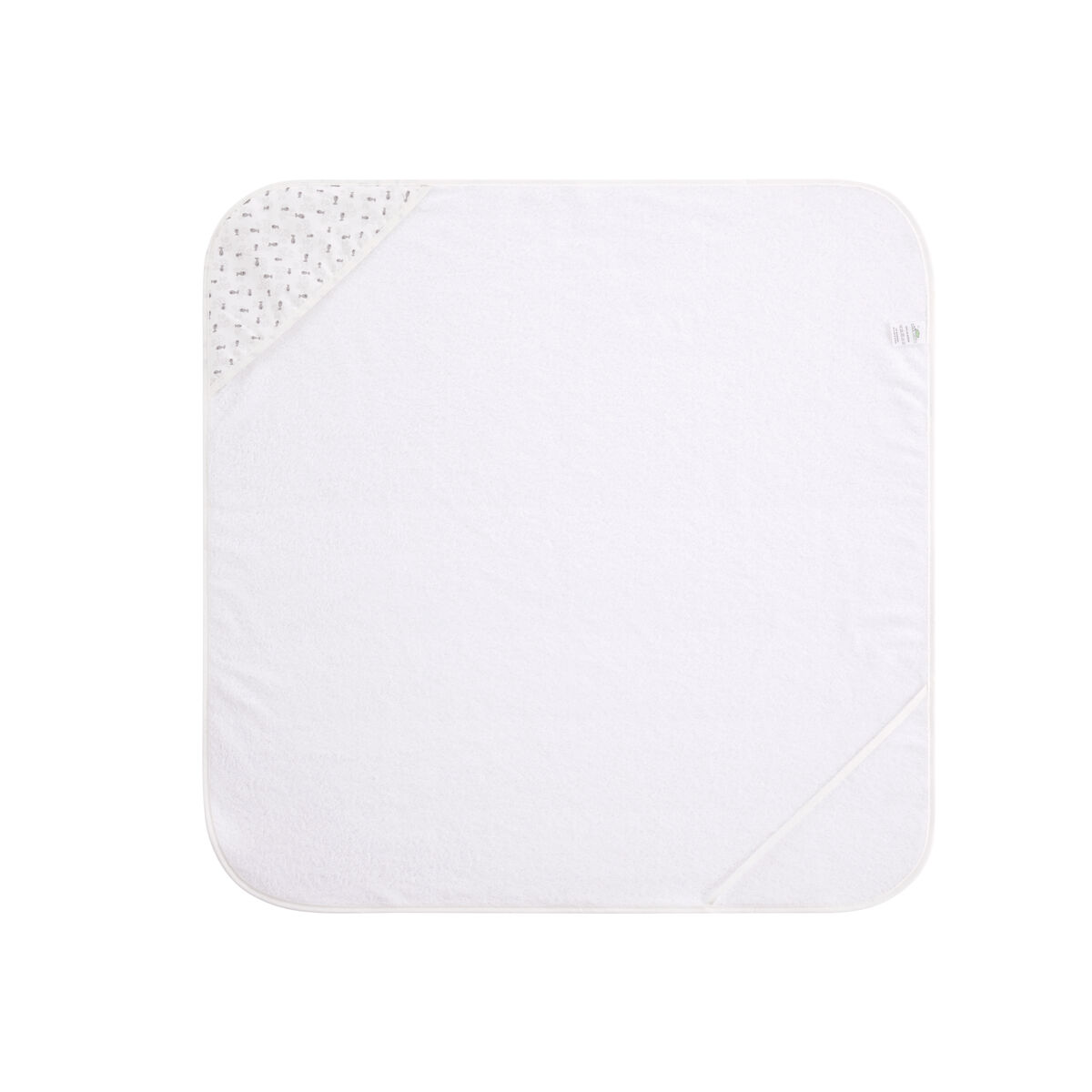 Toalla de baño sin manos y con capucha para bebés - algodón 100%, diseño innovador (grey atlantis)