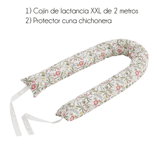 Almofada impermeável ? e amovível com capa impermeável ? e amovível para bebé 100% algodão hipoalergénico. Certificado Oeko-Tex (Safari Jungle)