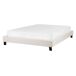 Beliani Cama sin cabecero Poliéster ROANNE 150x213 Beliani Cama sin cabecero Poliéster ROANNE 150x213 Beige