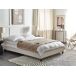 Beliani Cama sin cabecero Poliéster ROANNE 150x213 Beliani Cama sin cabecero Poliéster ROANNE 150x213 Beige