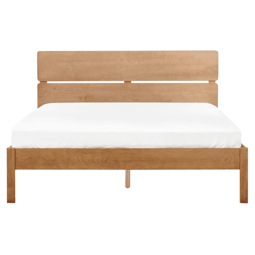 Cama Madeira BOISSET 160 x 200 cm Castanho escuro