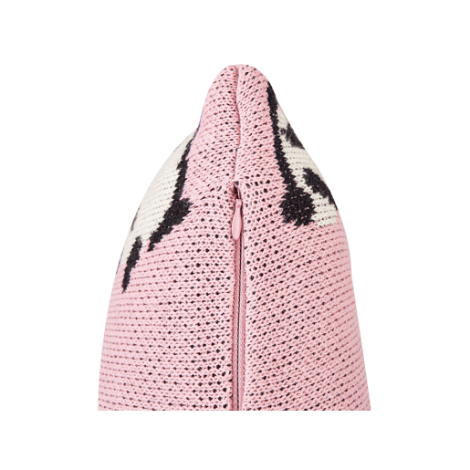 Conjunto de 2 almofadas decorativas TALOKAN Algodão 45 x 45 cm Rosa
