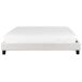 Beliani Cama sin cabecero Poliéster ROANNE 190x213 Beliani Cama sin cabecero Poliéster ROANNE 190x213 Gris Claro