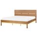 Beliani Cama LED Madera de caucho BOISSET 185x205 Beliani Cama LED Madera de caucho BOISSET 185x205 Marrón