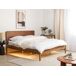 Beliani Cama LED Madera de caucho BOISSET 185x205 Beliani Cama LED Madera de caucho BOISSET 185x205 Marrón