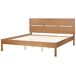 Beliani Cama LED Madera de caucho BOISSET 185x205 Beliani Cama LED Madera de caucho BOISSET 185x205 Marrón