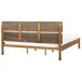 Beliani Cama LED Madera de caucho BOISSET 185x205 Beliani Cama LED Madera de caucho BOISSET 185x205 Marrón