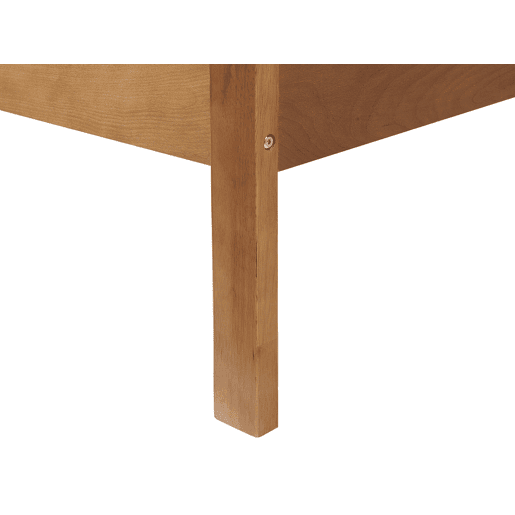 Cama com LED Madeira BOISSET 180 x 200 cm Castanho escuro