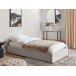 Beliani Cama con almacenaje sin cabecero Poliéster DINAN 97x214 Beliani Cama con almacenaje sin cabecero Poliéster DINAN 97x214 Gris Claro