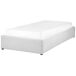 Beliani Cama con almacenaje sin cabecero Poliéster DINAN 97x214 Beliani Cama con almacenaje sin cabecero Poliéster DINAN 97x214 Gris Claro