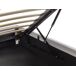 Beliani Cama con almacenaje sin cabecero Poliéster DINAN 97x214 Beliani Cama con almacenaje sin cabecero Poliéster DINAN 97x214 Gris Claro