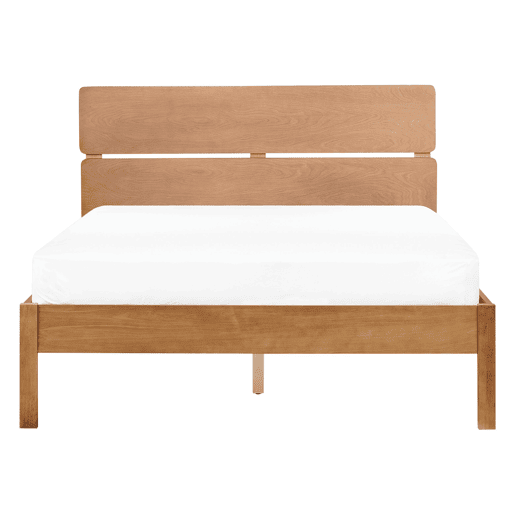 Cama Madeira BOISSET 140 x 200 cm Castanho escuro