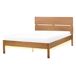 Beliani Cama LED Madera de caucho BOISSET 145x205 Beliani Cama LED Madera de caucho BOISSET 145x205 Marrón
