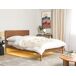 Beliani Cama LED Madera de caucho BOISSET 145x205 Beliani Cama LED Madera de caucho BOISSET 145x205 Marrón