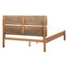Beliani Cama LED Madera de caucho BOISSET 145x205 Beliani Cama LED Madera de caucho BOISSET 145x205 Marrón